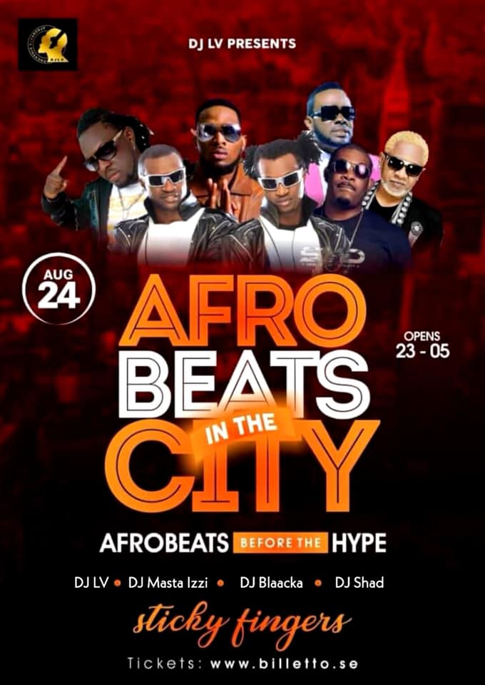 KLUBB: Afrobeats in the City! (GÖTEBORG)