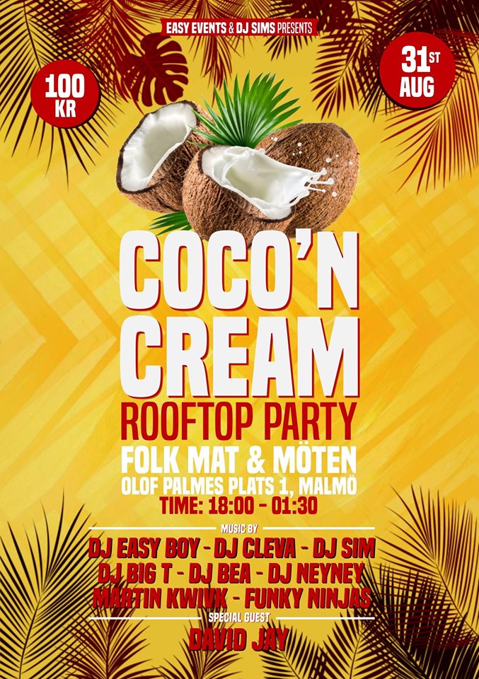 KLUBB: Coco'n Cream Rooftop Party! (Malmö)