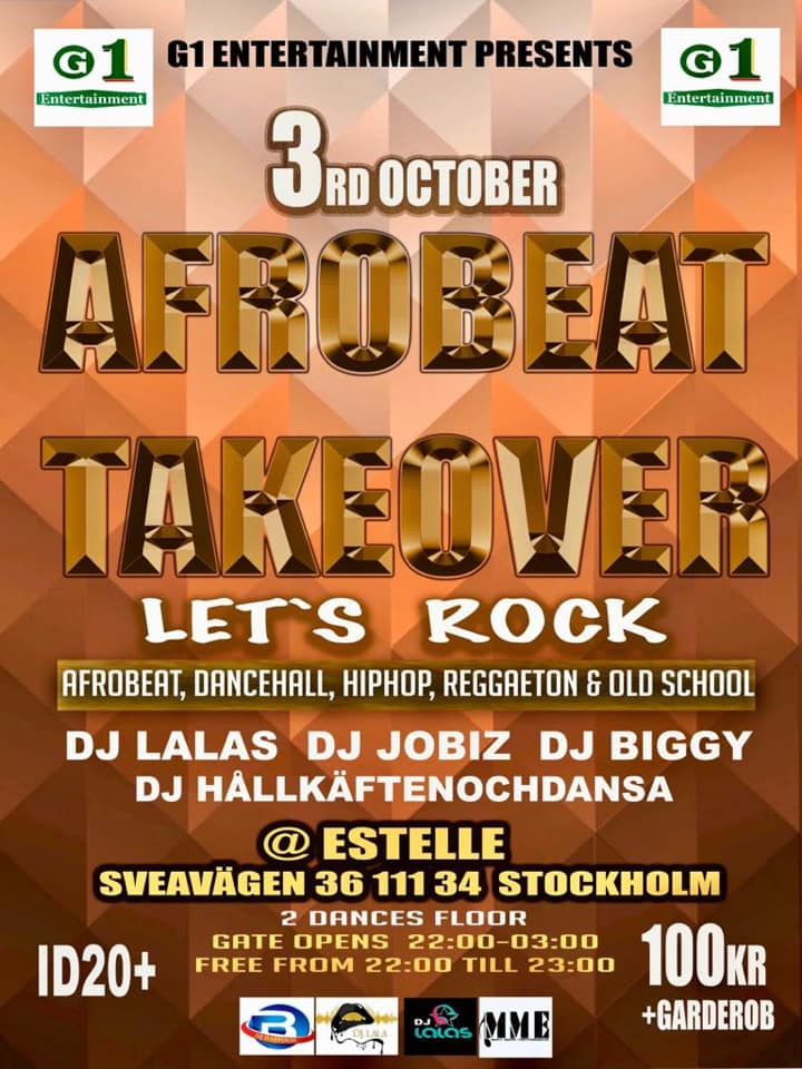 KLUBB: Afrobeats Takeover (STOCKHOLM)