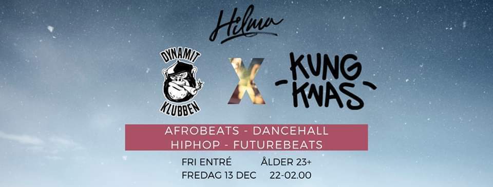 KLUBB: Hilma - Luciaviben! (Hiphop & Rnb, Afrobeats, Dancehall) - STOCKHOLM