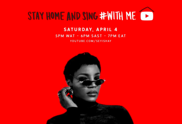 Livestream: Seyi Shay - Stay at Home Sing with Me