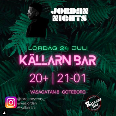 KLUBB! Jordan Nights (GÖTEBORG)