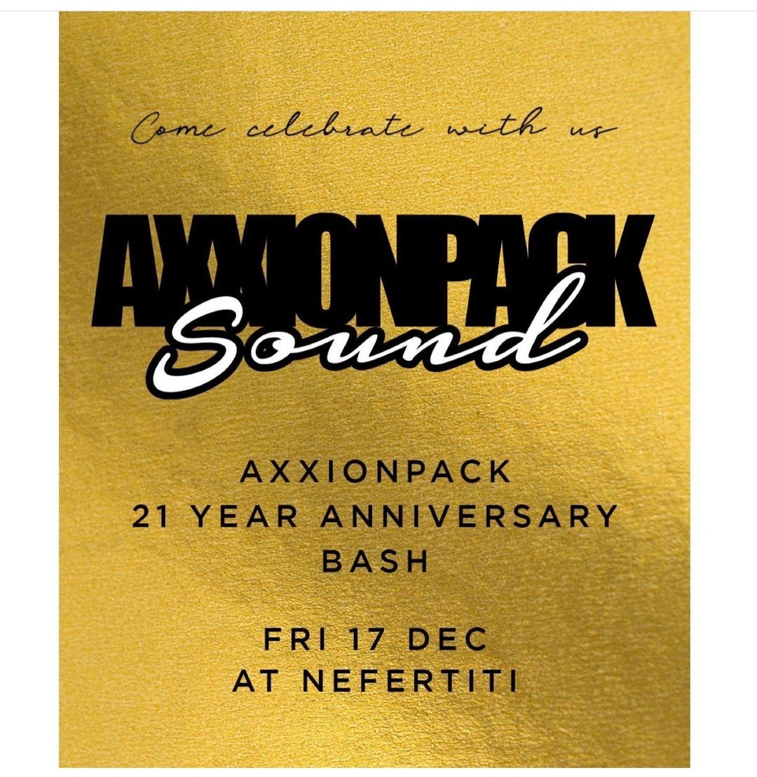 KLUBB! Axxionpack Sound anniversary! (GÖTEBORG)