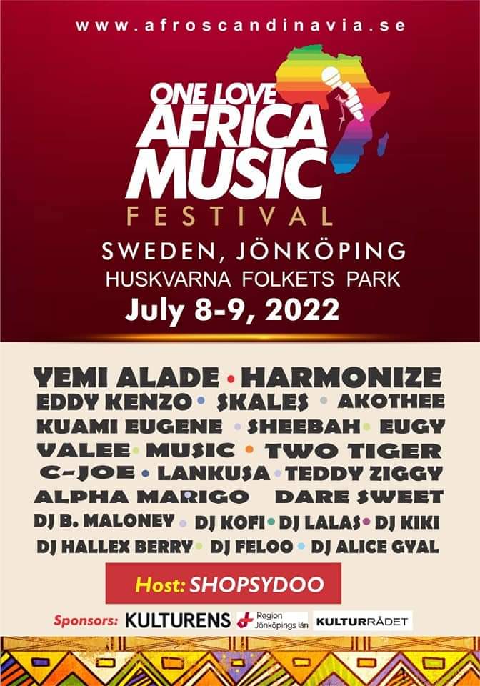 FESTIVAL! One love Africa Music fest!