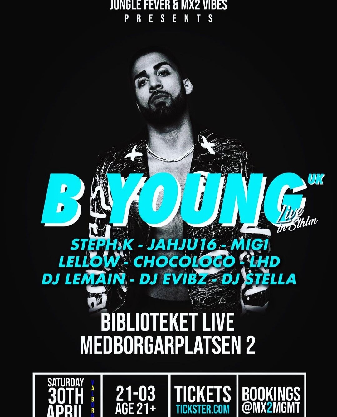 KLUBBGIG! B Young live @ Bibliotoket