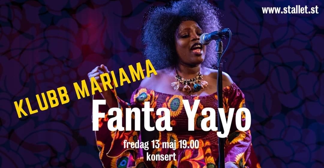 KLUBBGIG! Fanta Yayo live på Klubb Mariama!!
