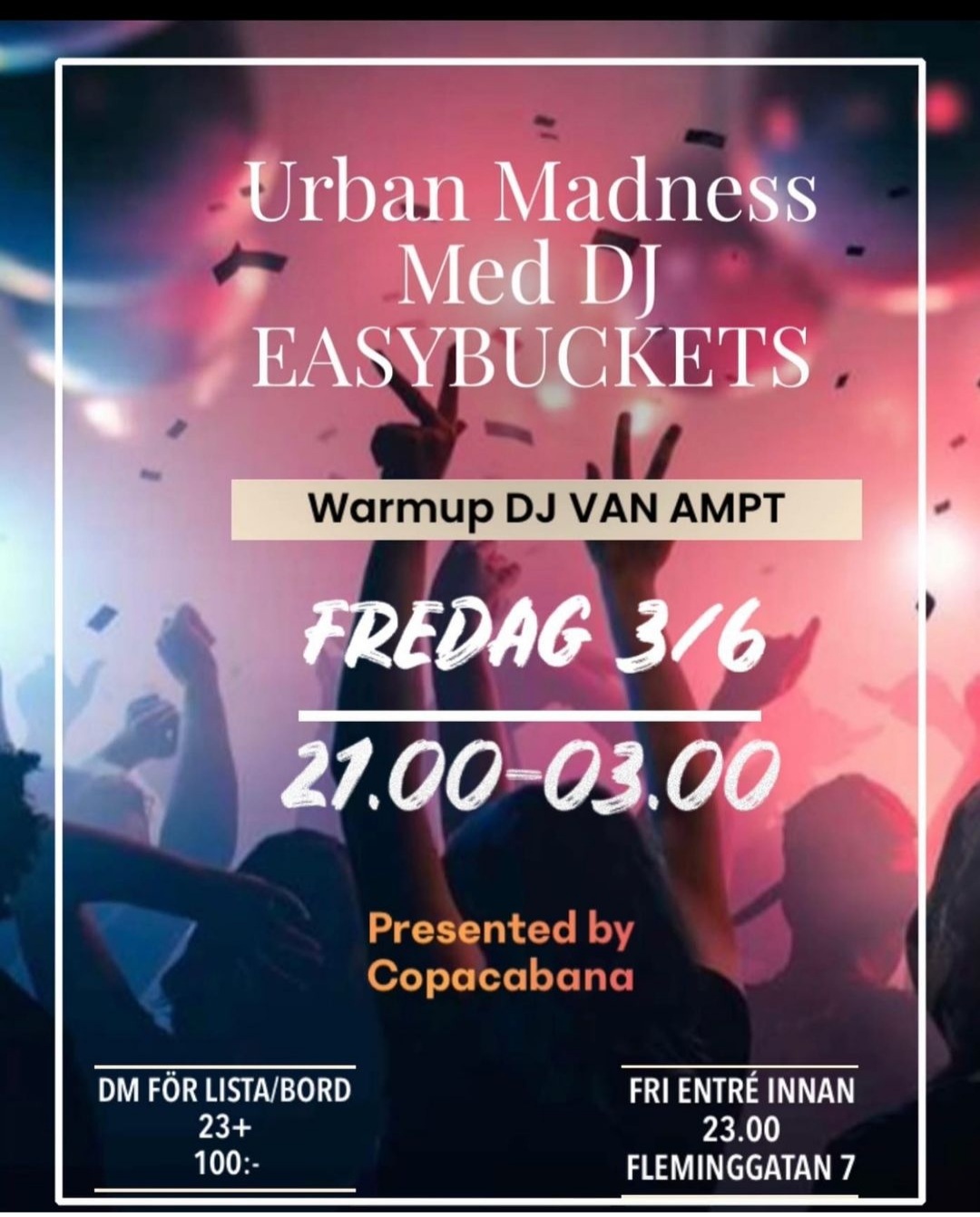 KLUBB! Urban Madness med DJ Easy Buckets!