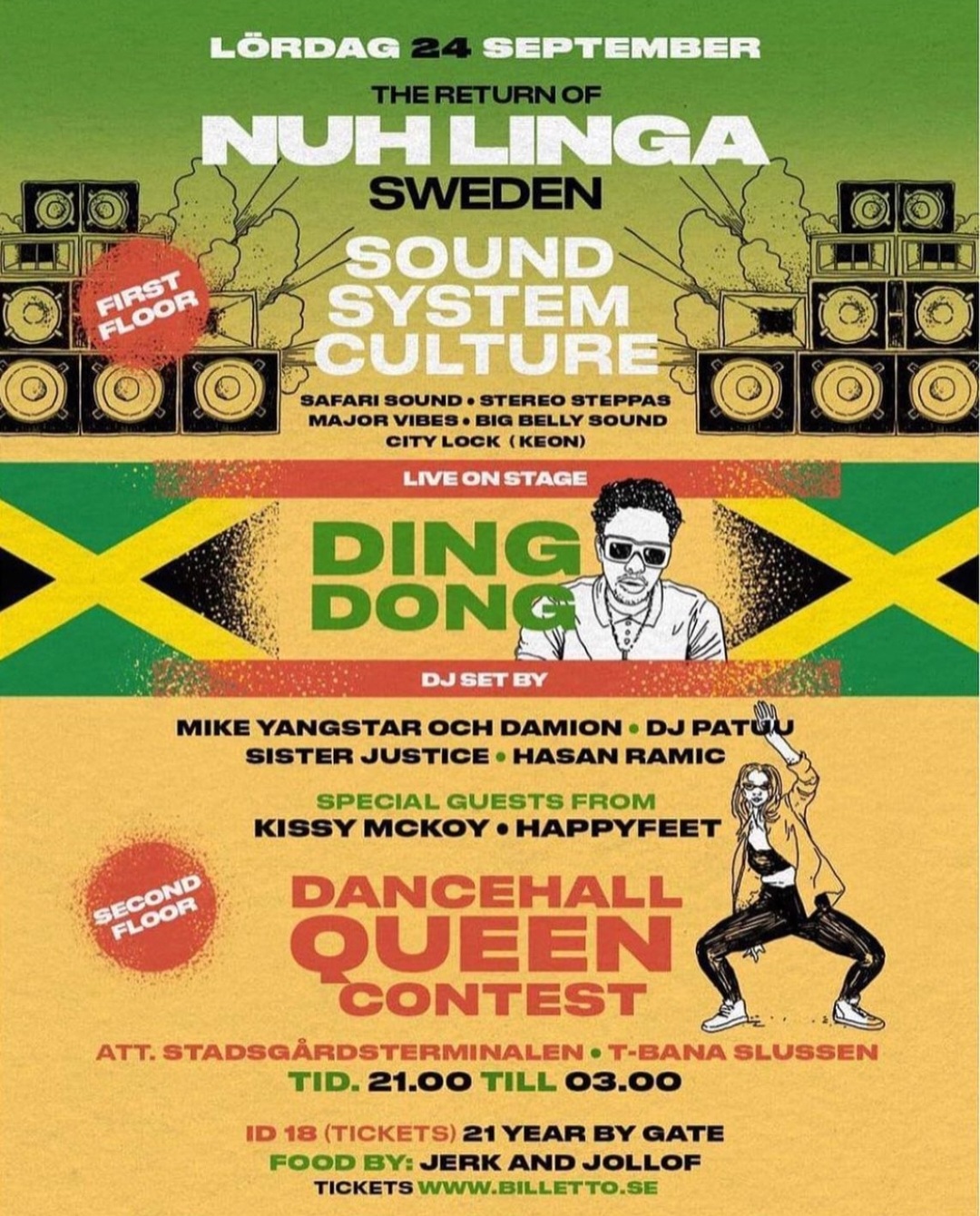 KLUBB! Nuh Linga Sweden, Ding Dong live!