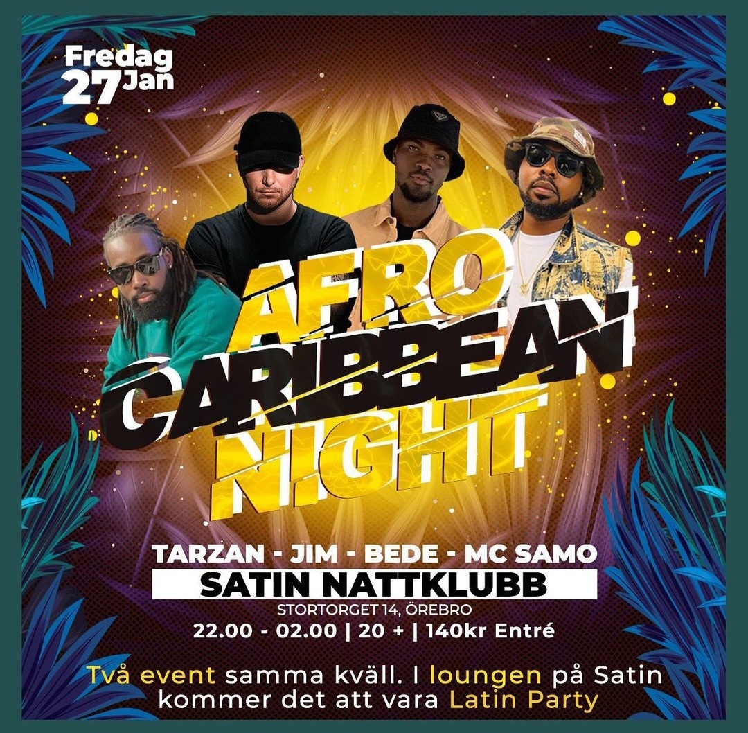 KLUBB! Afro Caribbean Night! (STOCKHOLM)
