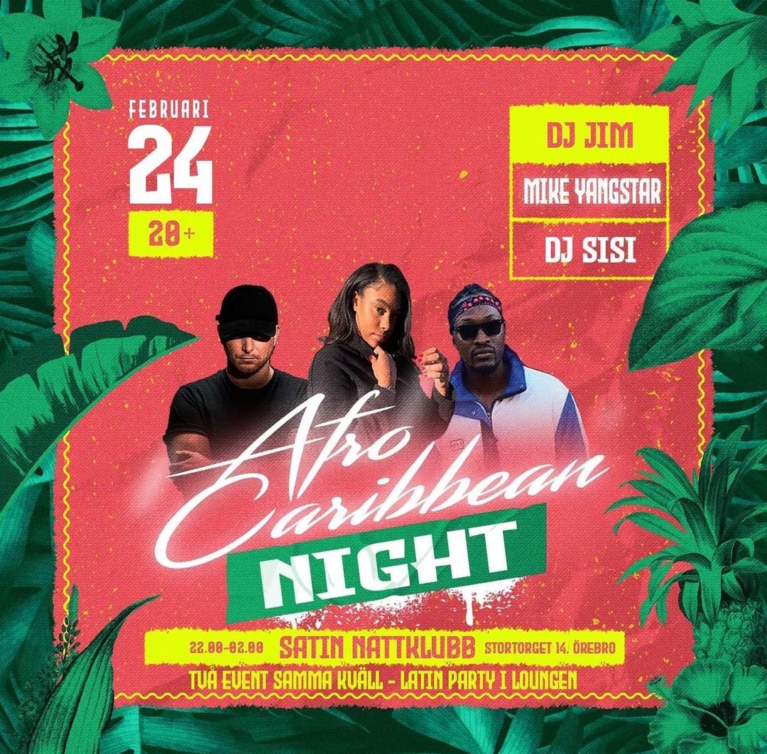 KLUBB! Afro Caribbean Night! (ÖREBRO)