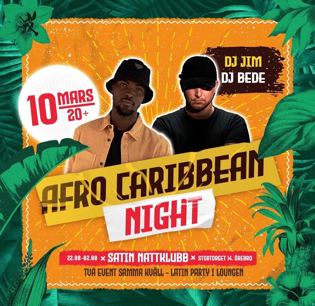 KLUBB! Afro Caribbean Night! (ÖREBRO)