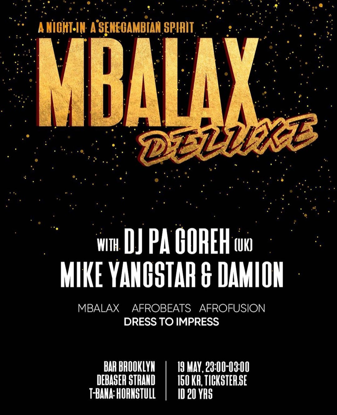 KLUBB! Mbalax Deluxe (STOCKHOLM)
