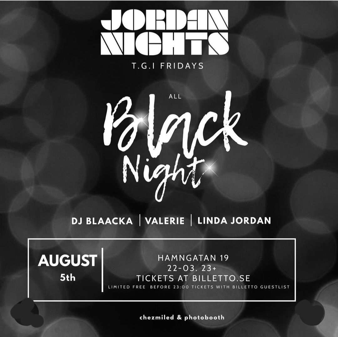 KLUBB! Jordan Nights (STOCKHOLM)