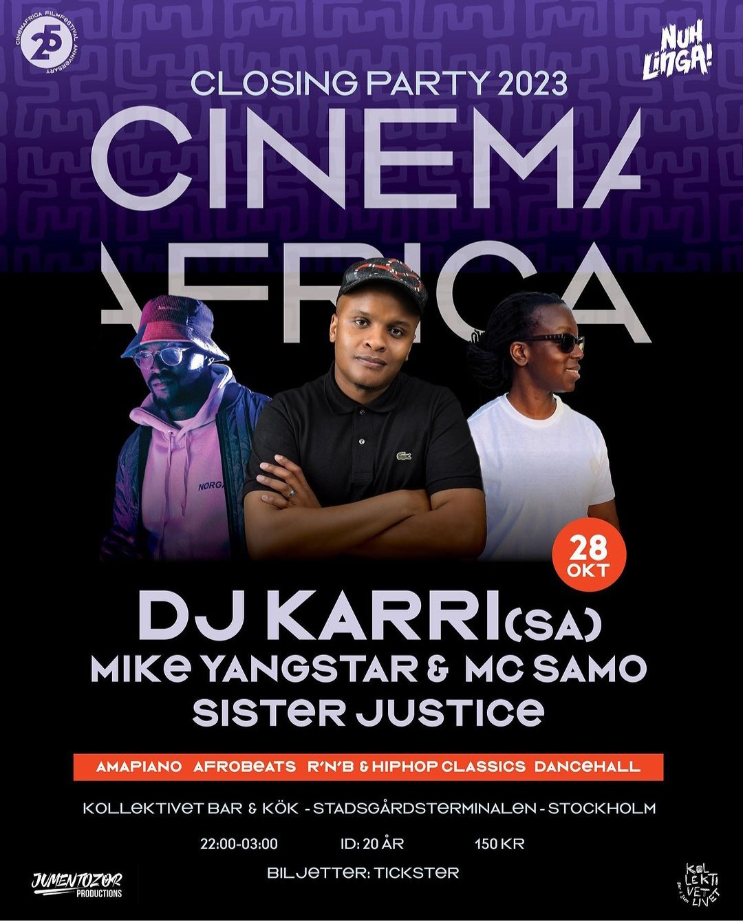 KLUBB! CinemAfrica closing party! (STOCKHOLM)