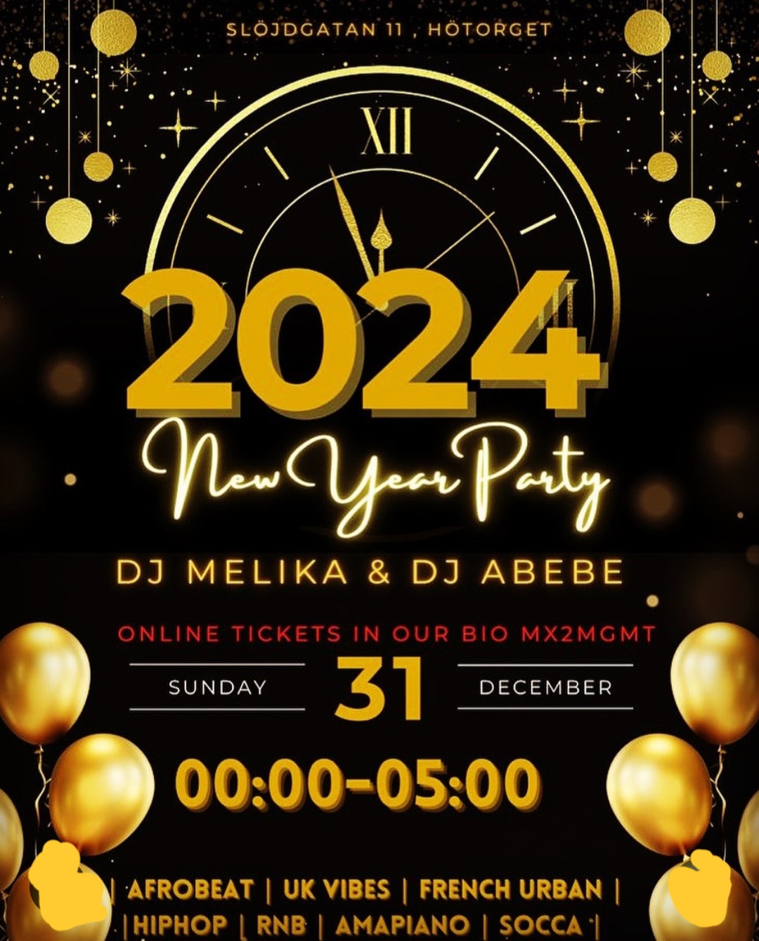 KLUBB! 2024 New years party! (STOCKHOLM)
