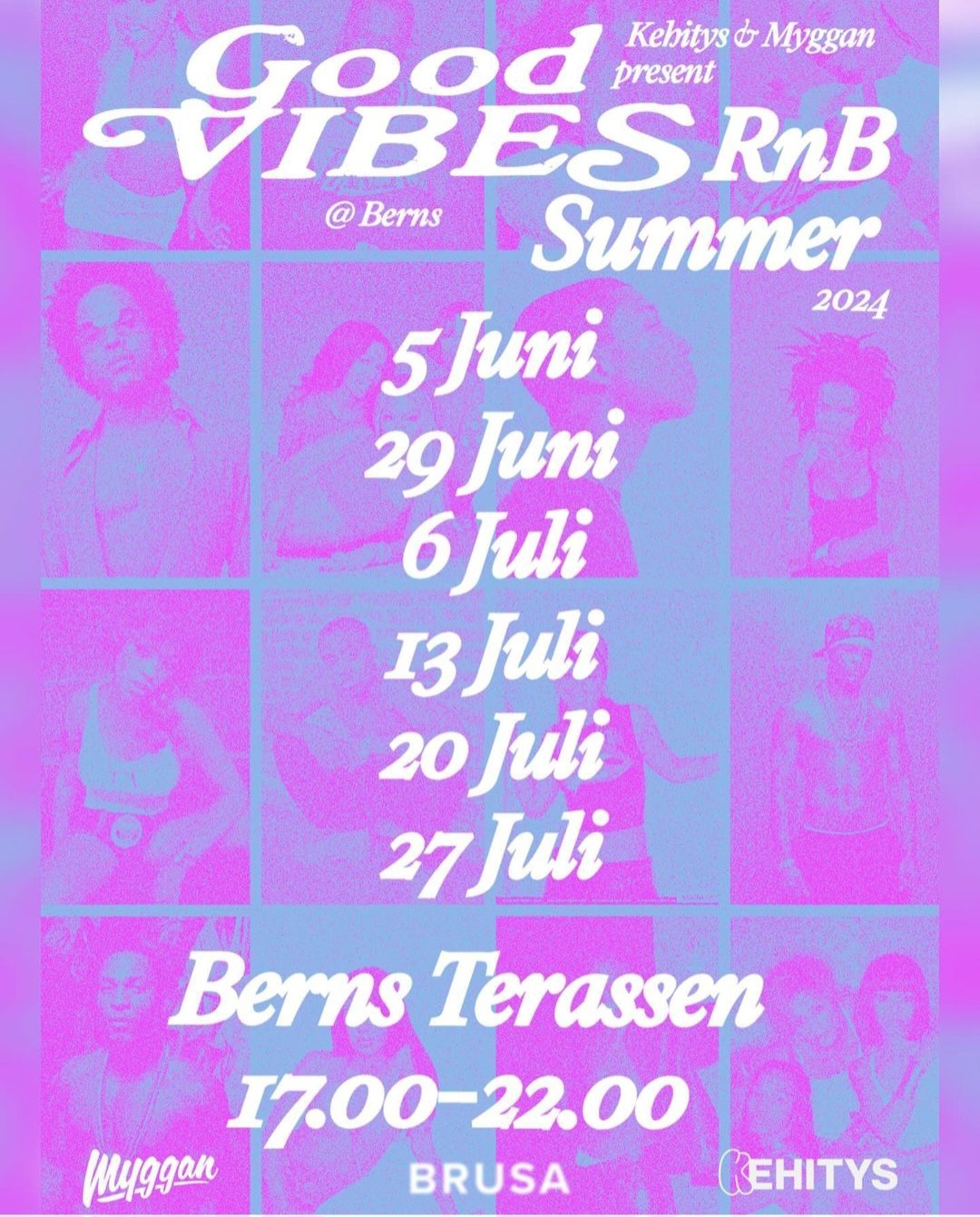 AW: Good Vibes Summer @ Berns Terrassen (STOCKHOLM)