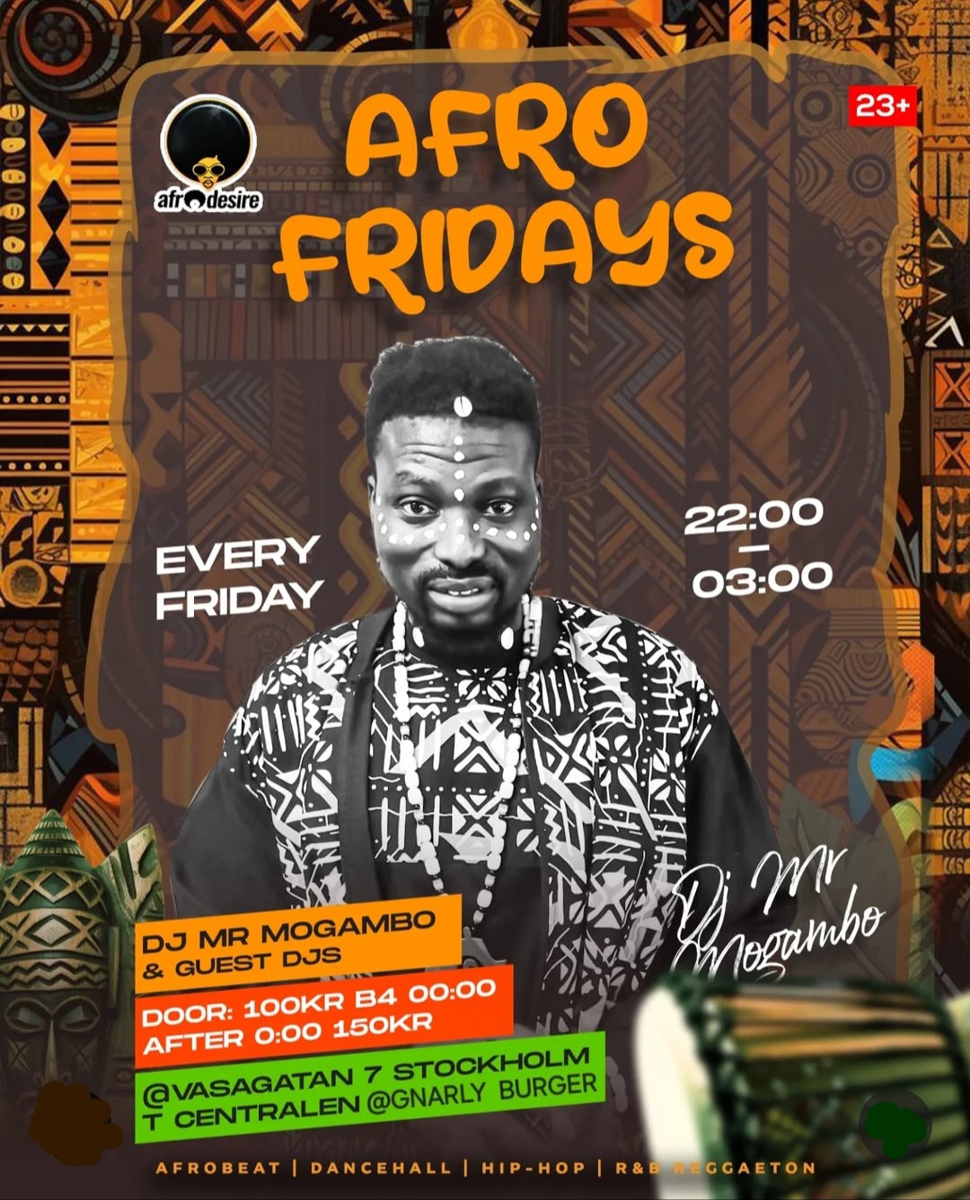 AFRO FRIDAYS I VASAGATAN I STOCKHOLM