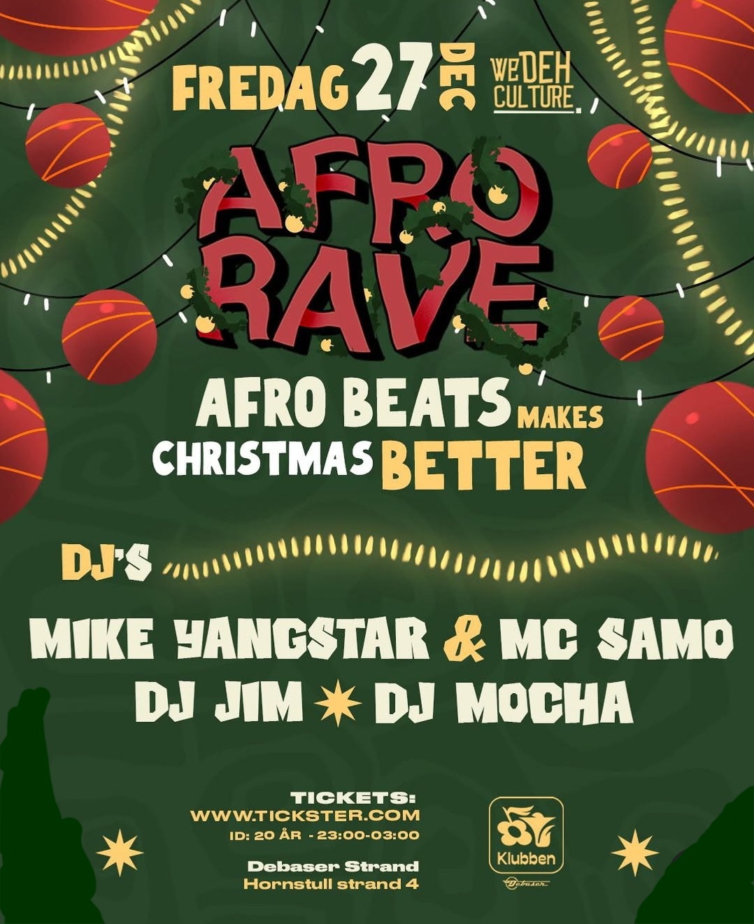 AFRO RAVE I DEBASER I STRAND I STOCKHOLM