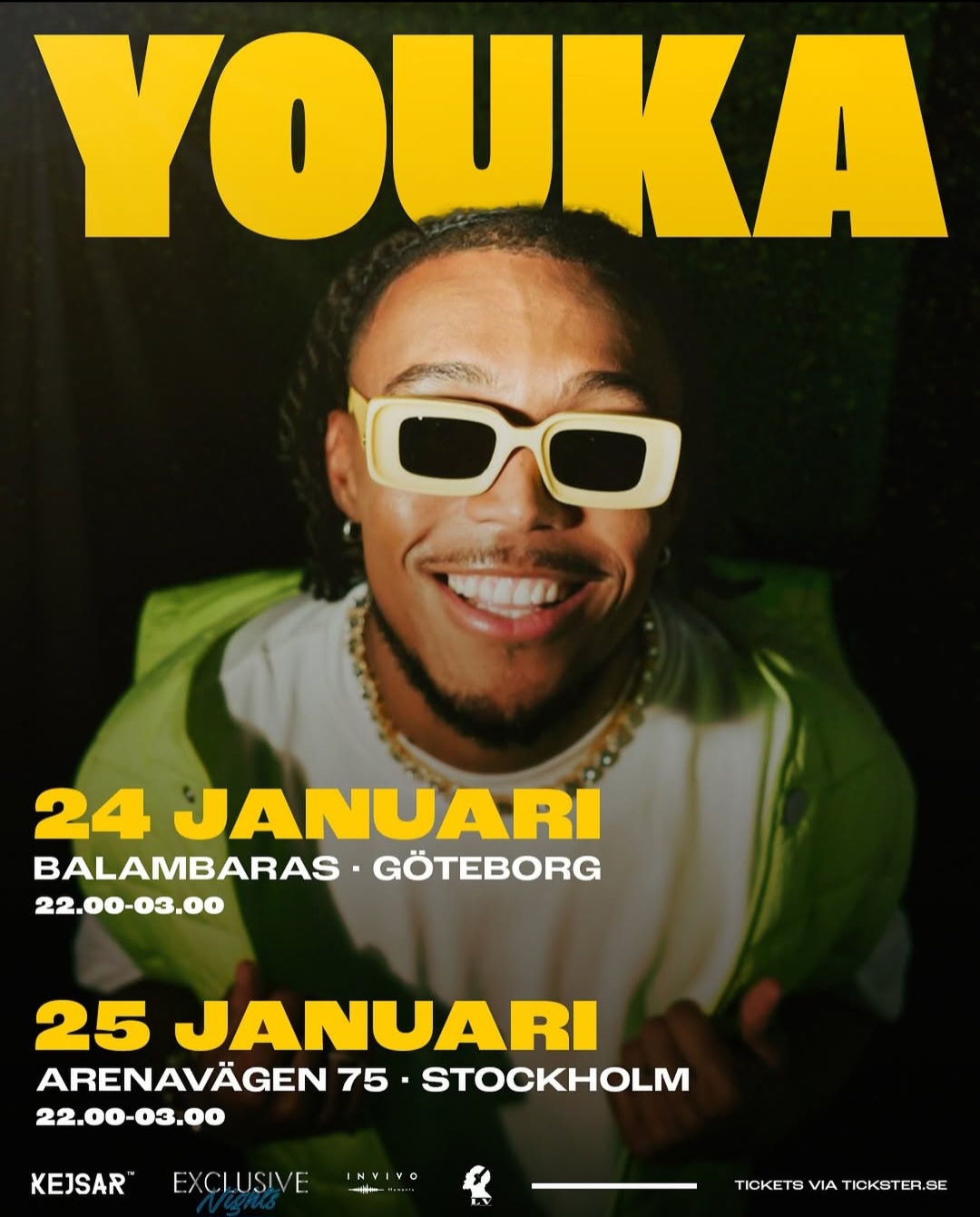 YOUKA I LIVE I STOCKHOLM X GÖTEBORG