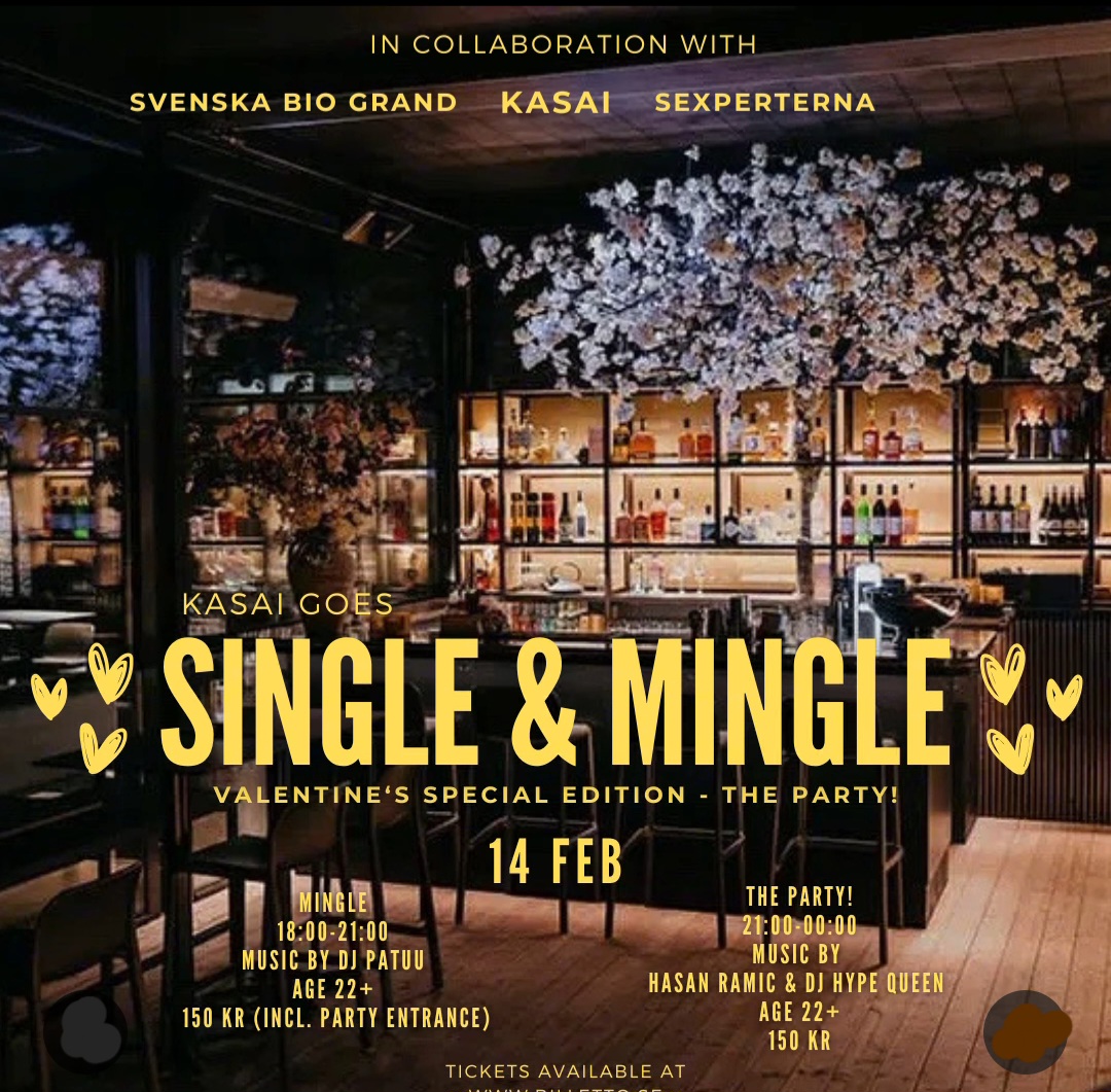 SINGLE & MINGLE I KASAI I STOCKHOLM