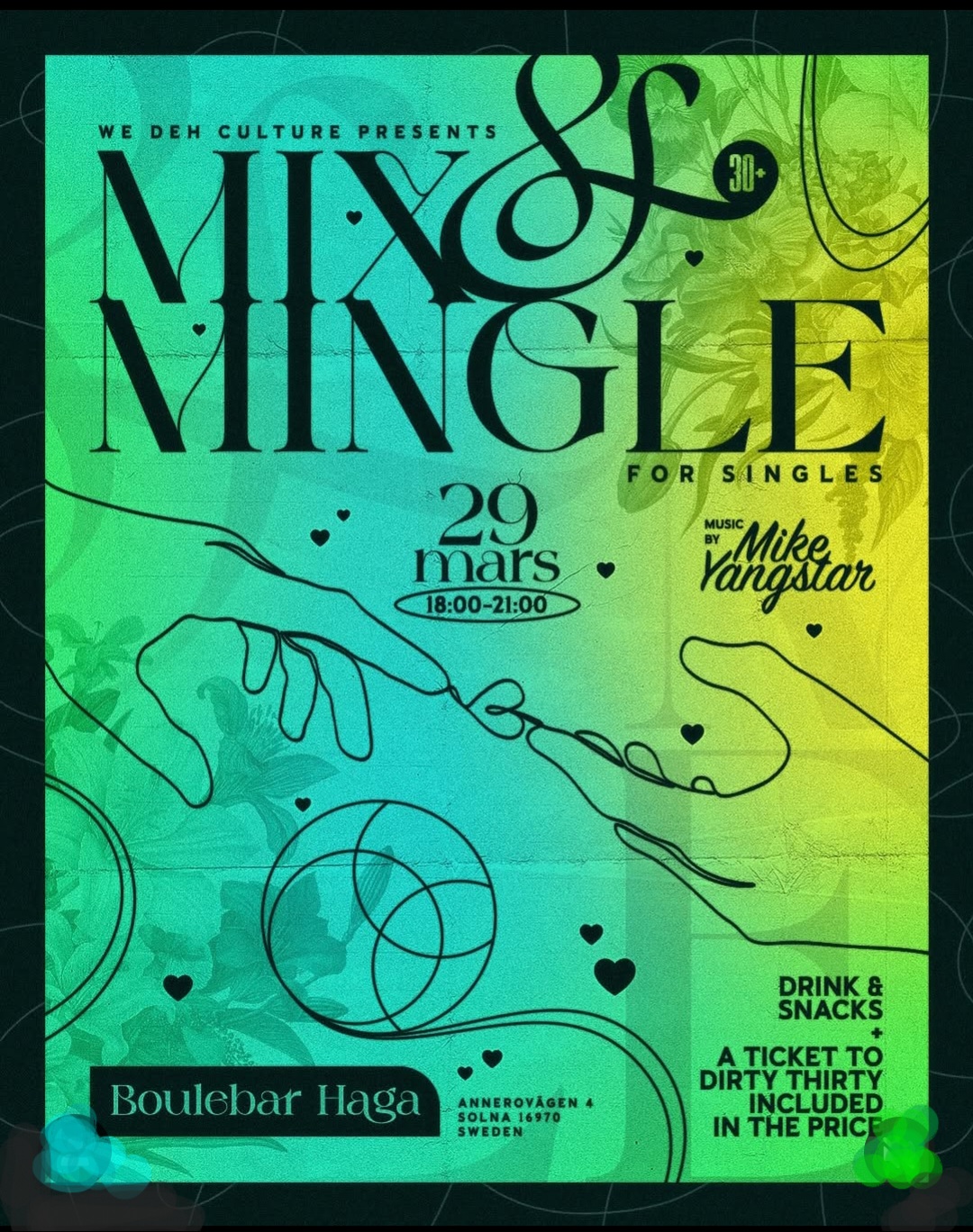 MIX & MINGLE I STOCKHOLM I BOULE BAR HAGA