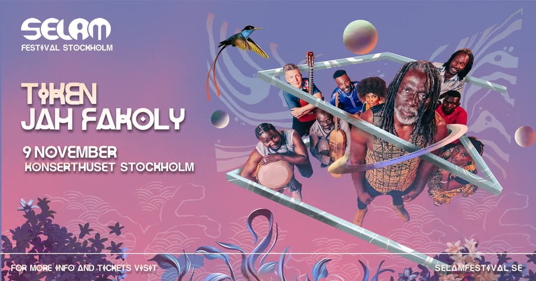 SELAM FESTIVAL: TIKEN JAH FAKOLY I KONSERTHUSET I STOCKHOLM