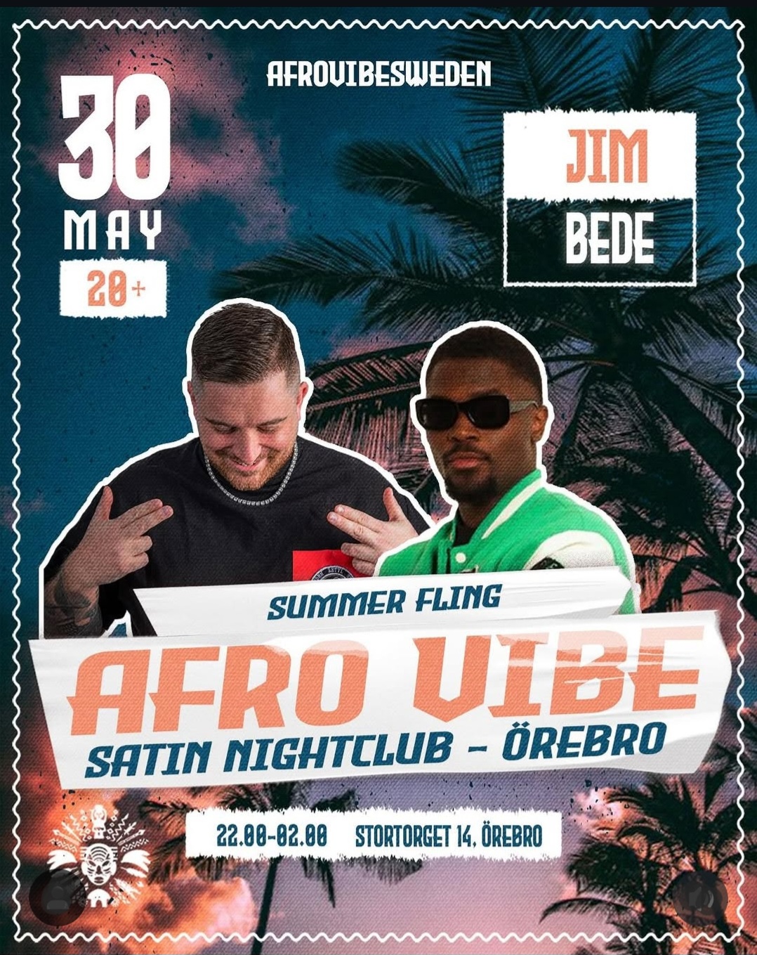 AFRO VIBE I SATIN NATTKLUBB I ÖREBRO