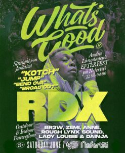 RDX LIVE I NEFERTITI NATTKLUBB I GÖTEBORG