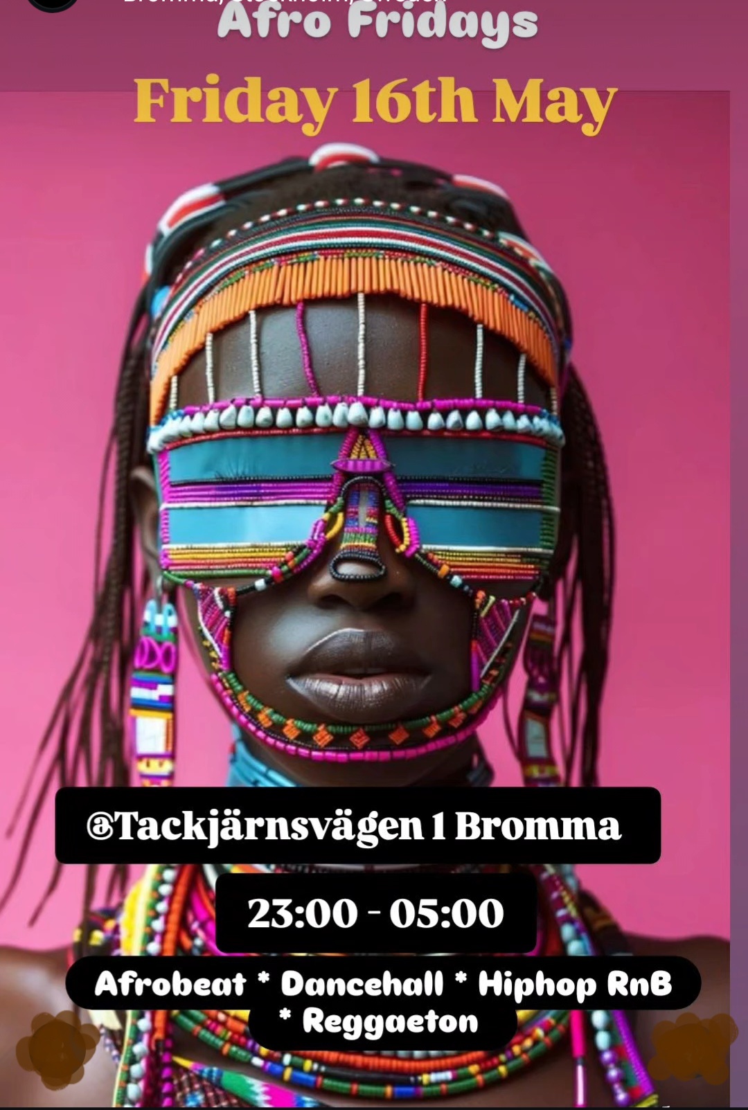 AFRO FRIDAYS I STOCKHOLM