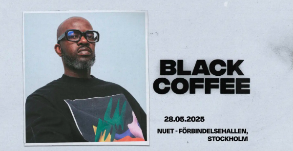 BLACK COFFEE I FÖRBINDELSEHALLEN I STOCKHOLM